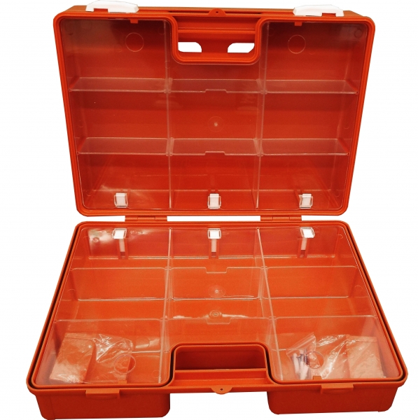 Maxi Erste-Hilfe-Koffer zur Wandmontage inkl. Befestigungsmaterial - leer -